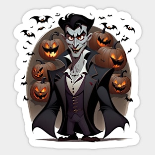 Halloween vampire Sticker